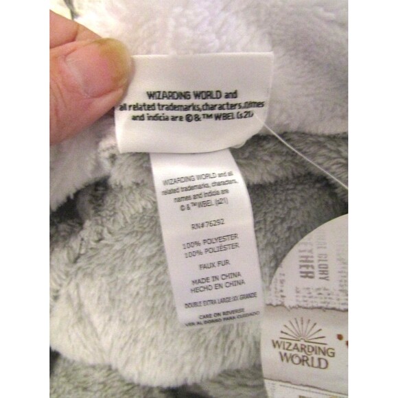 Disney Harry Potter NWT Fleece Kangaroo Pocket Pajama Lounge Hoodie Robe Sz 2XL - Picture 9 of 10
